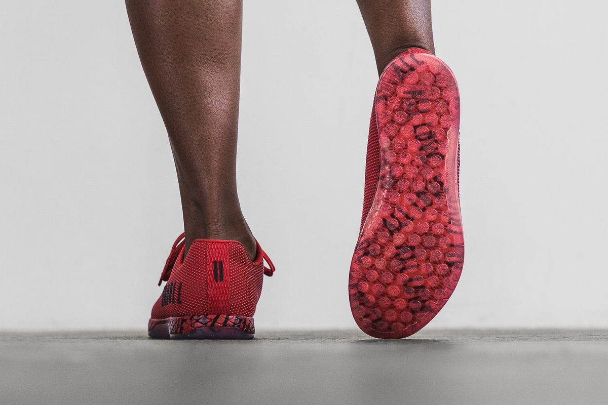 Basket Nobull Superfabric All Love Trainer Femme Rouge | IN5209638