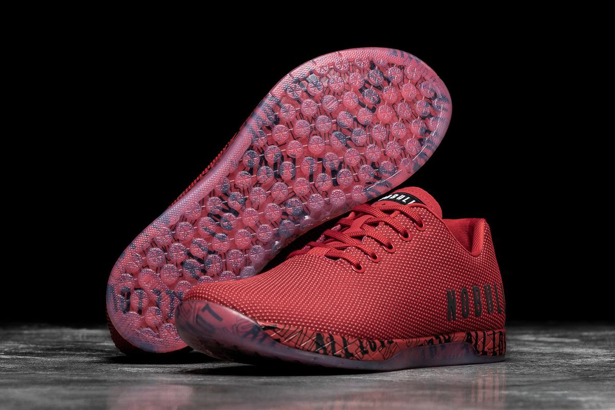 Basket Nobull Superfabric All Love Trainer Femme Rouge | IN5209638