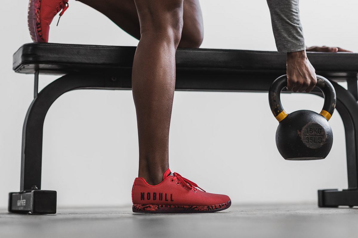 Basket Nobull Superfabric All Love Trainer Femme Rouge | IN5209638
