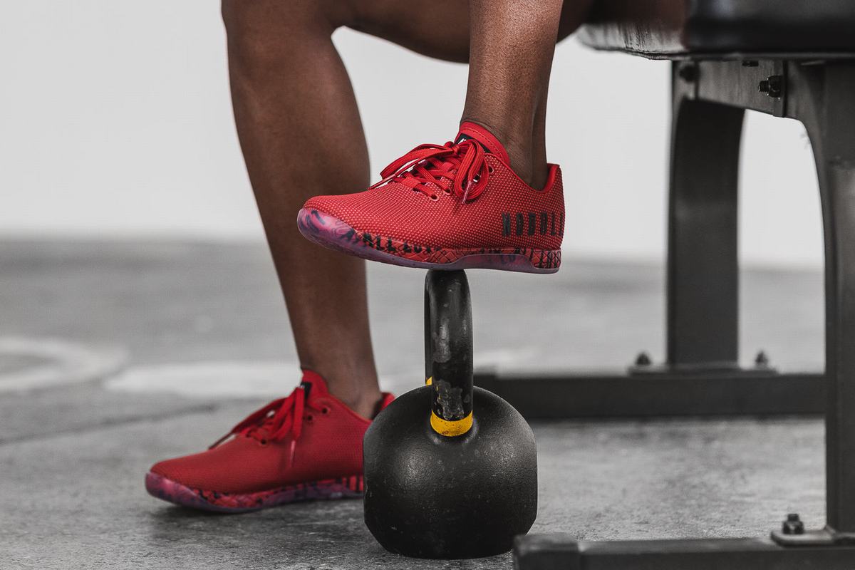 Basket Nobull Superfabric All Love Trainer Femme Rouge | IN5209638