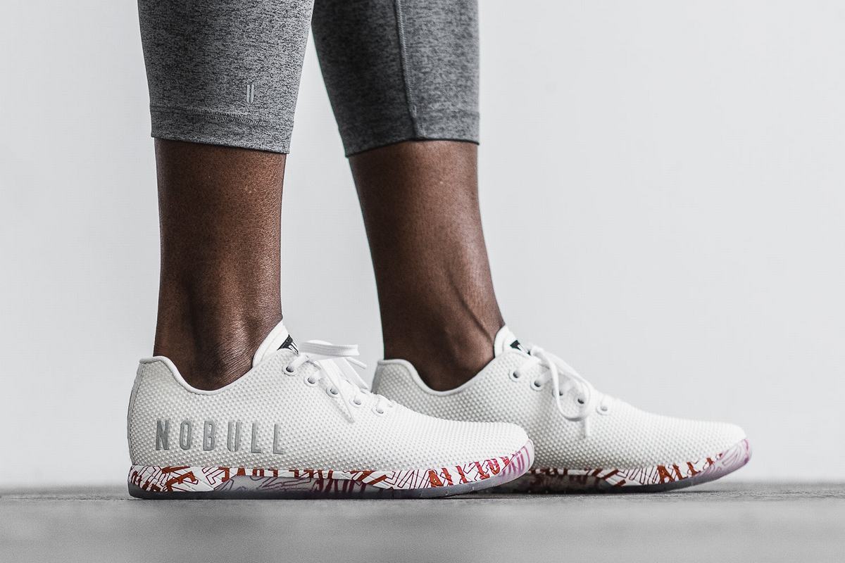 Basket Nobull Superfabric All Love Trainer Femme Blanche | JB0251647