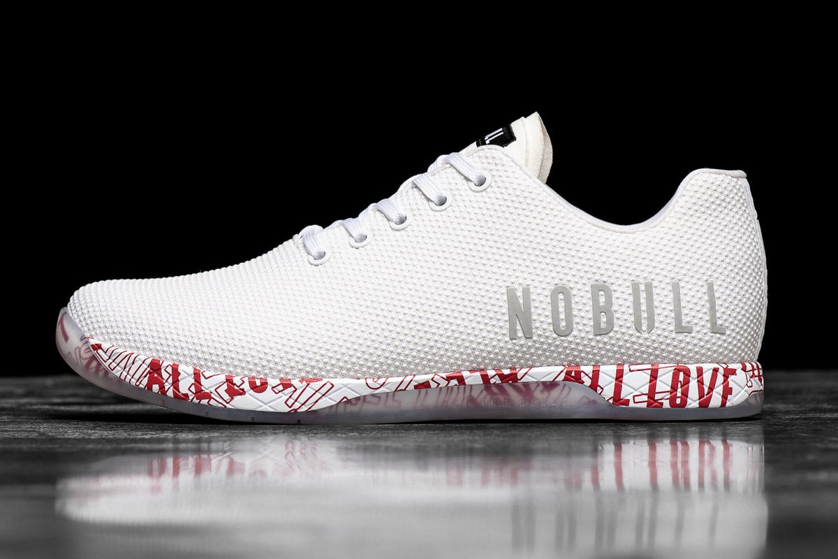 Basket Nobull Superfabric All Love Trainer Femme Blanche | JB0251647