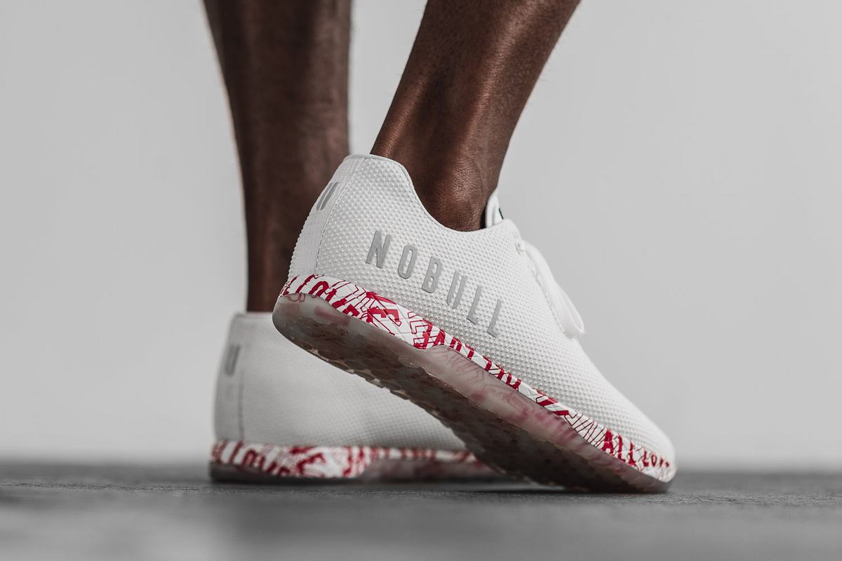 Basket Nobull Superfabric All Love Trainer Homme Blanche | LT4651238