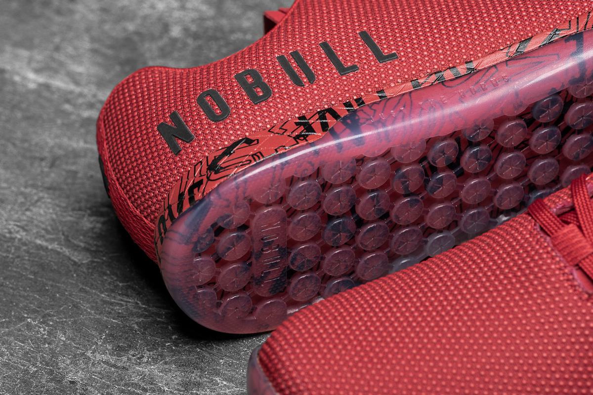 Basket Nobull Superfabric All Love Trainer Homme Rouge | ZL0145983