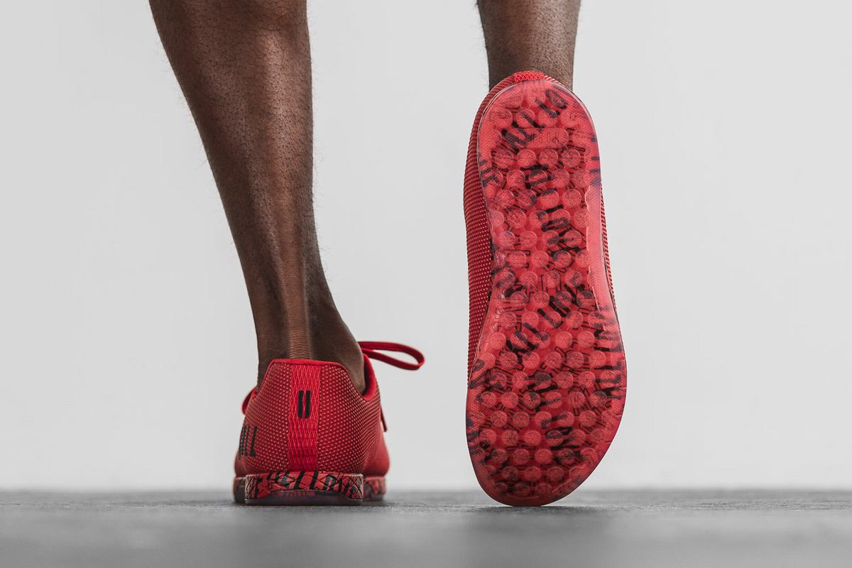 Basket Nobull Superfabric All Love Trainer Homme Rouge | ZL0145983