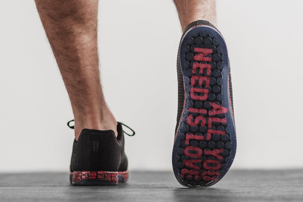 Basket Nobull Superfabric All You Need Is Love Trainer Homme Noir | VZ6875290