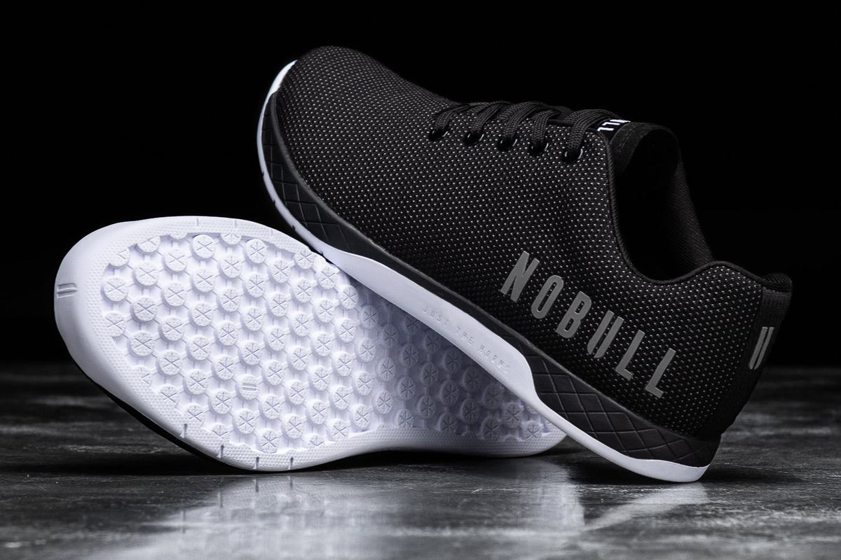 Basket Nobull Superfabric And Trainer Homme Noir Blanche | CZ6391750