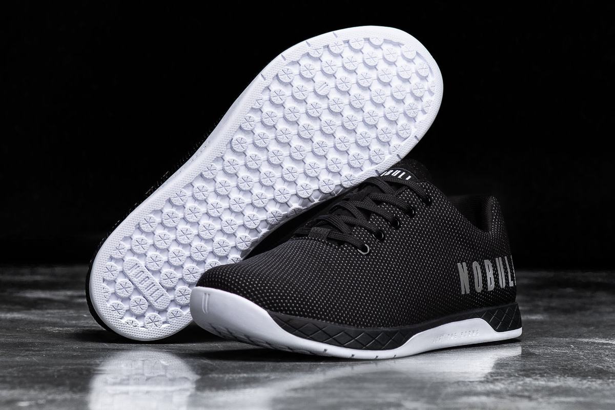Basket Nobull Superfabric And Trainer Homme Noir Blanche | CZ6391750