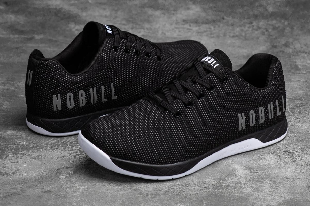 Basket Nobull Superfabric And Trainer Homme Noir Blanche | CZ6391750