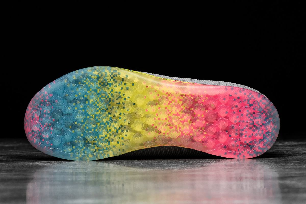 Basket Nobull Superfabric Arctic Neon Trainer Homme Grise Multicolore | PW9461250