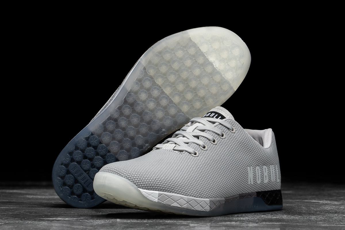 Basket Nobull Superfabric Arctic Trainer Homme Grise | DV8479356
