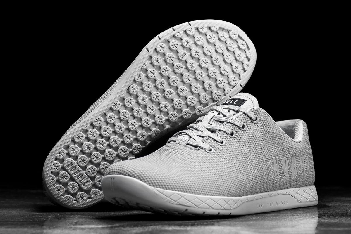 Basket Nobull Superfabric Arctic Trainer Homme Grise | EB4379082