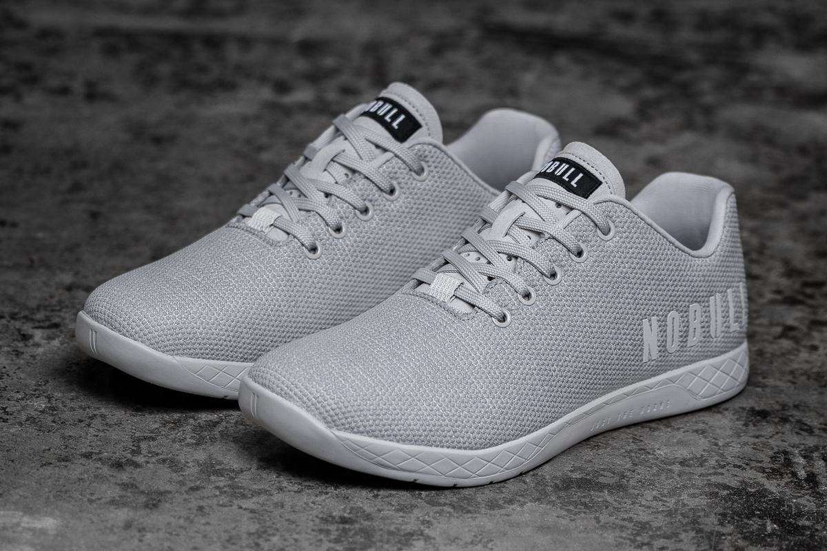 Basket Nobull Superfabric Arctic Trainer Femme Grise | IP0875396