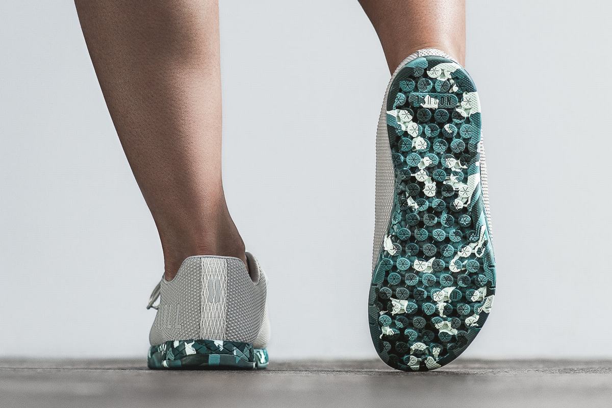 Basket Nobull Superfabric Arctic Trainer Femme Grise Turquoise | OC2093715