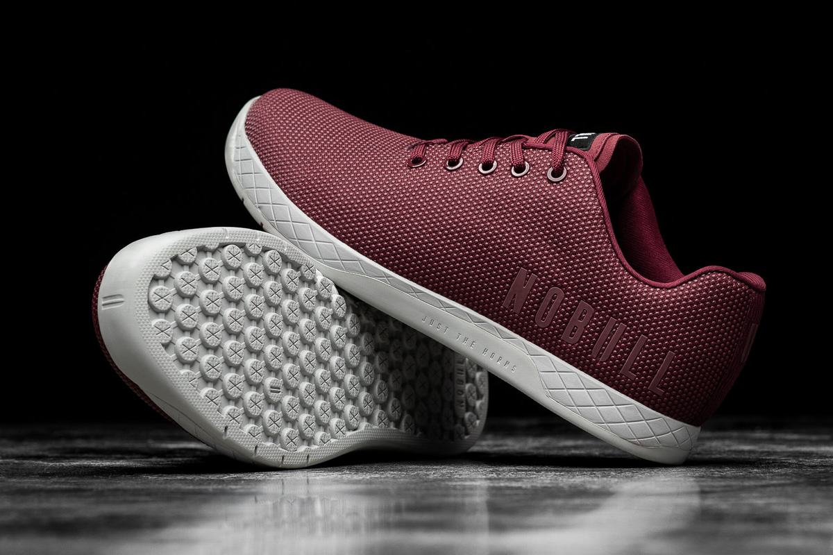 Basket Nobull Superfabric Arctic Trainer Femme Rouge Foncé | XT8216450