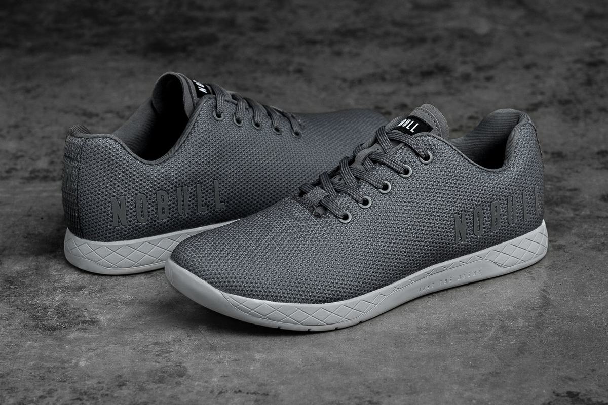Basket Nobull Superfabric Arctic Trainer Femme Grise Foncé | XV3726894