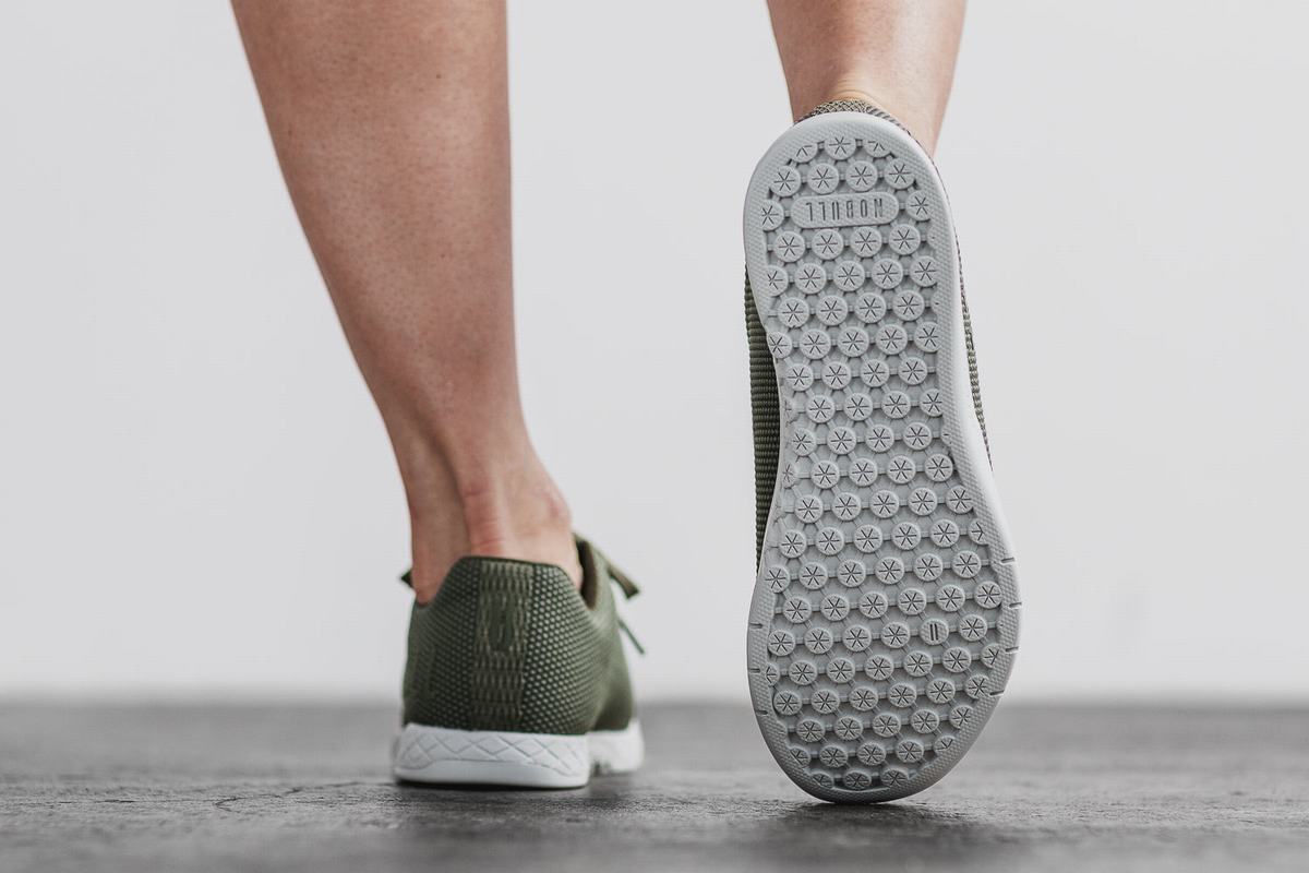 Basket Nobull Superfabric Army Arctic Trainer Femme Vert Olive | CX1679082