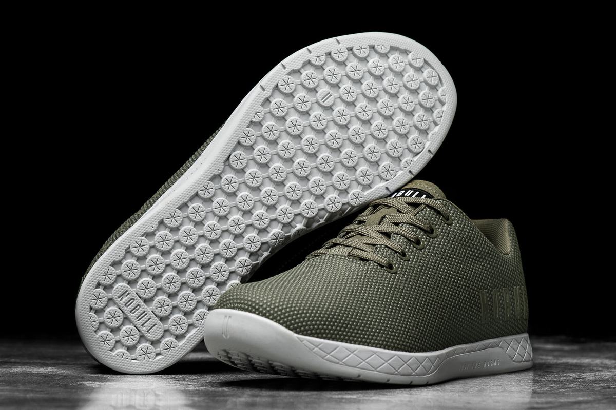 Basket Nobull Superfabric Army Arctic Trainer Femme Vert Olive | CX1679082