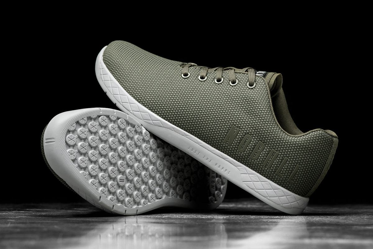 Basket Nobull Superfabric Army Arctic Trainer Femme Vert Olive | CX1679082