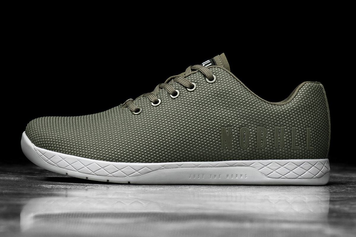Basket Nobull Superfabric Army Arctic Trainer Femme Vert Olive | CX1679082