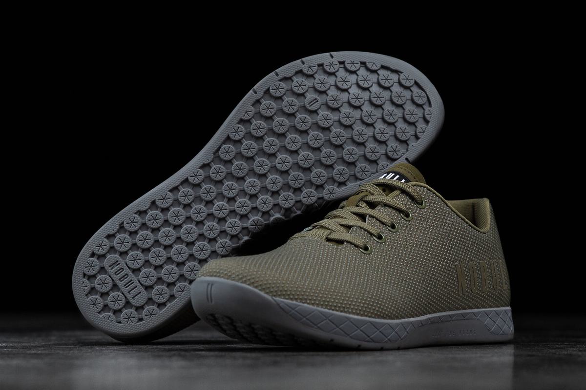Basket Nobull Superfabric Army Trainer Femme Grise | EA4609375