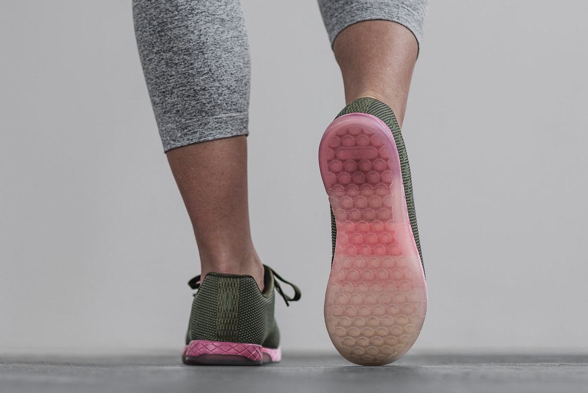 Basket Nobull Superfabric Army Trainer Femme Rose | EJ0293658