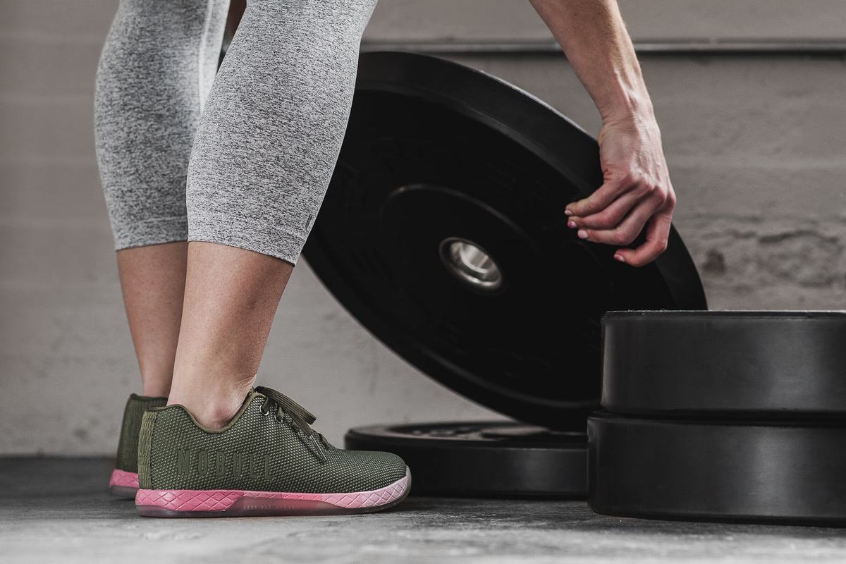 Basket Nobull Superfabric Army Trainer Femme Rose | EJ0293658