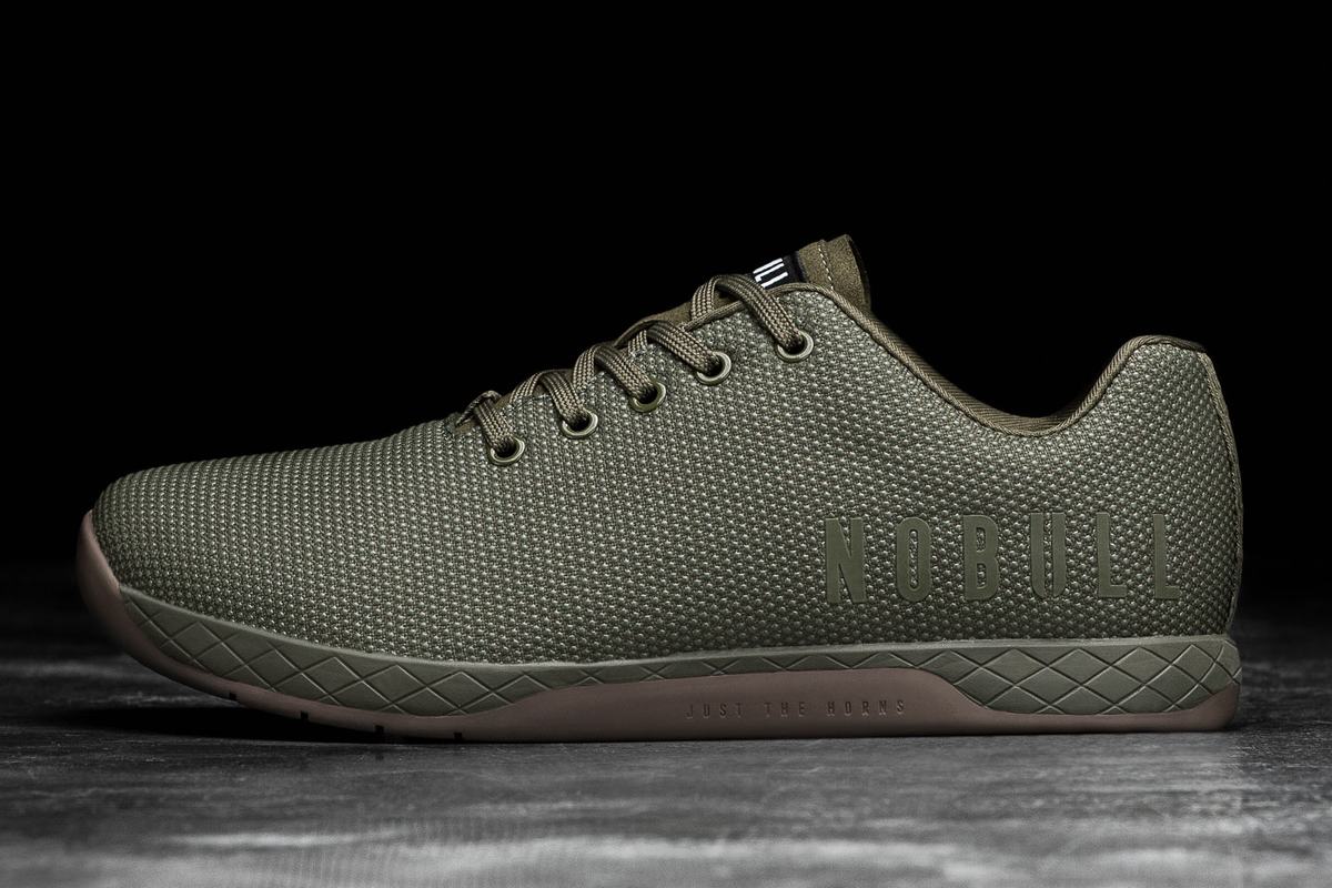 Basket Nobull Superfabric Army Trainer Femme Vert Olive | NC8216079