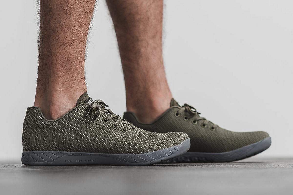 Basket Nobull Superfabric Army Trainer Homme Grise | PW0347916