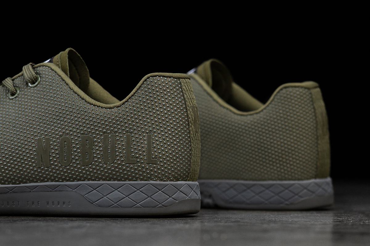 Basket Nobull Superfabric Army Trainer Homme Grise | PW0347916