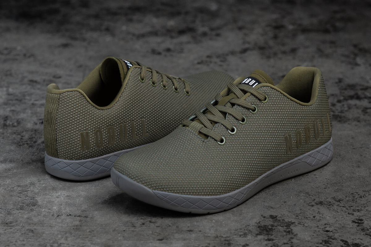Basket Nobull Superfabric Army Trainer Homme Grise | PW0347916