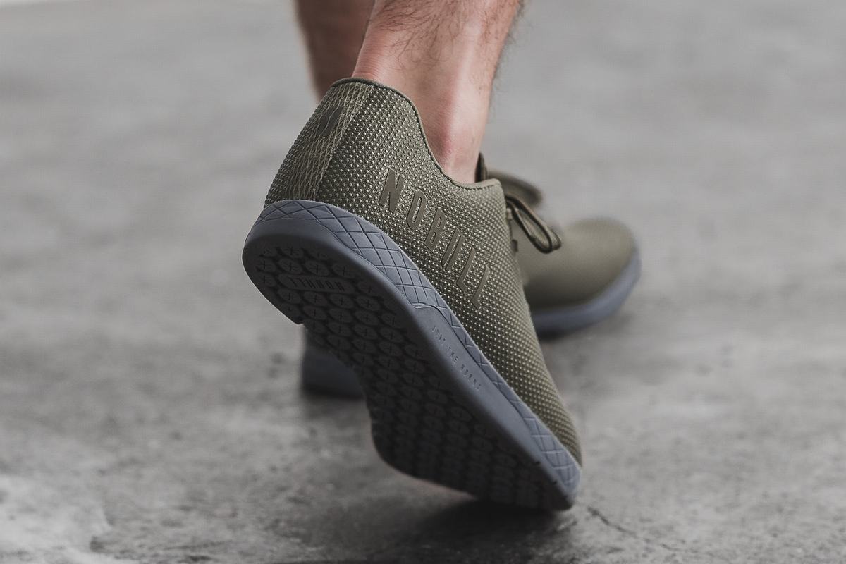 Basket Nobull Superfabric Army Trainer Homme Grise | PW0347916