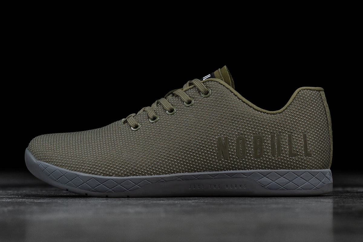 Basket Nobull Superfabric Army Trainer Homme Grise | PW0347916