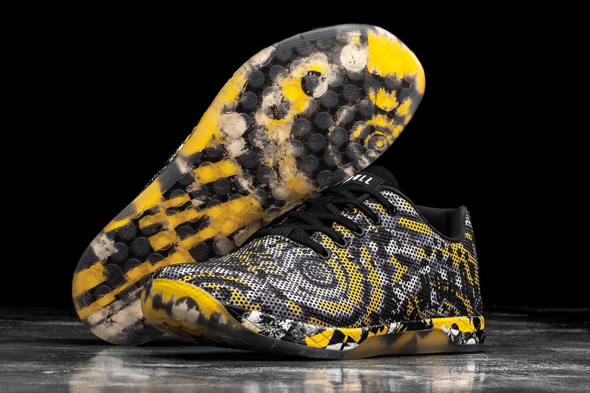 Basket Nobull Superfabric Artists For Humanity Trainer Homme Noir Jaune | CK1258794