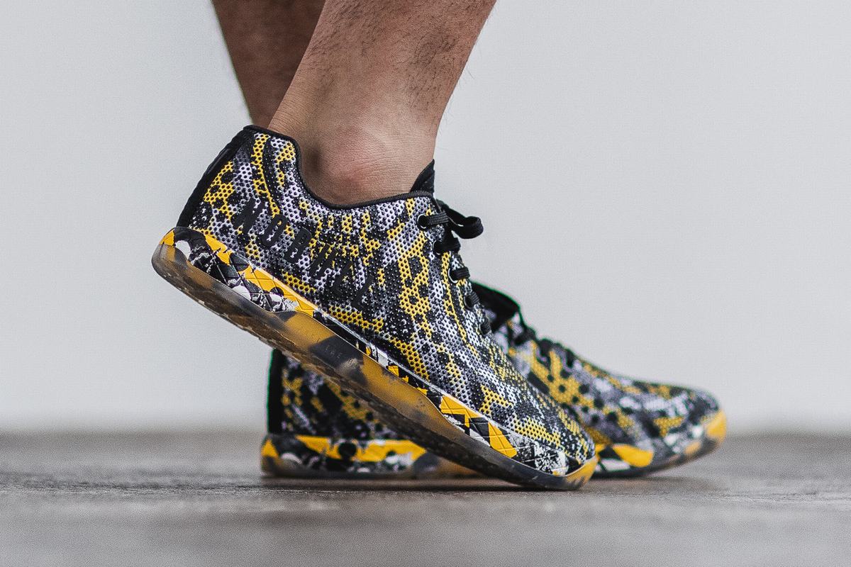 Basket Nobull Superfabric Artists For Humanity Trainer Homme Noir Jaune | CK1258794