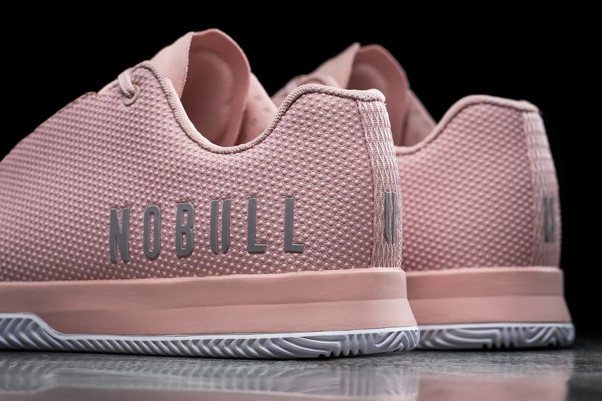 Basket Nobull Superfabric Court Trainer Homme Rose Blanche | JA4706951