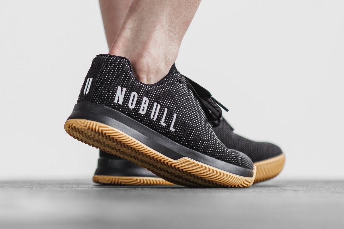 Basket Nobull Superfabric Court Trainer Femme Noir | TE6985213