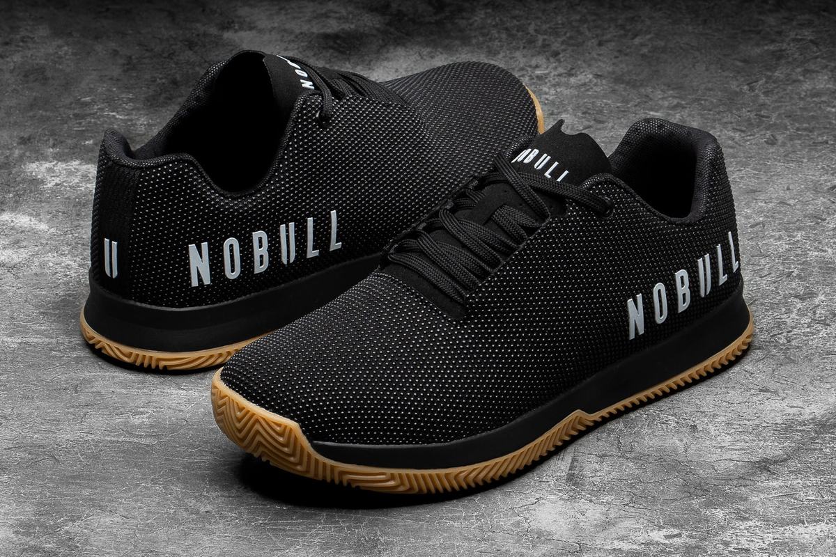 Basket Nobull Superfabric Court Trainer Femme Noir | TE6985213