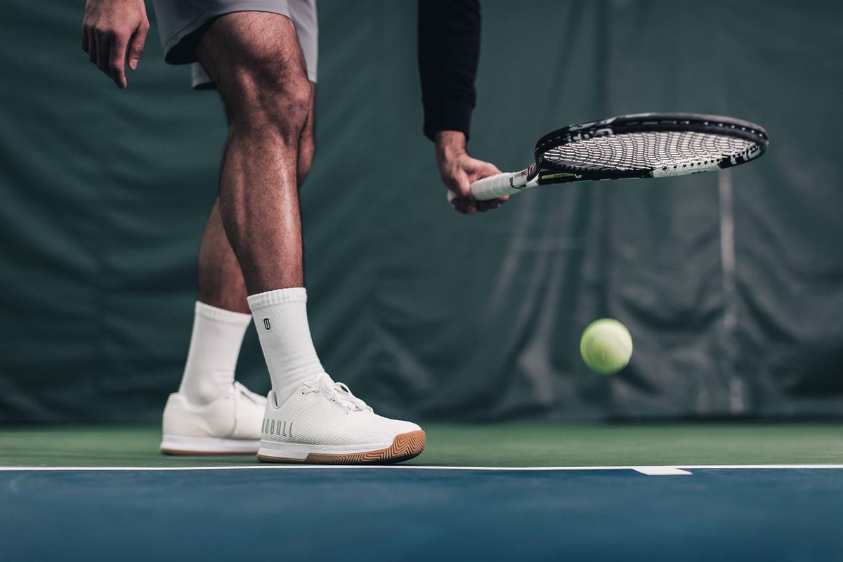 Basket Nobull Superfabric Court Trainer Homme Blanche | ZP5024873