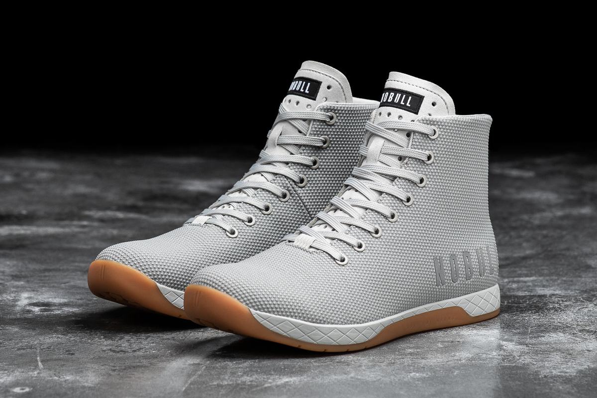 Basket Nobull Superfabric High-Top Arctic Trainer Homme Grise Marron | XM3280941