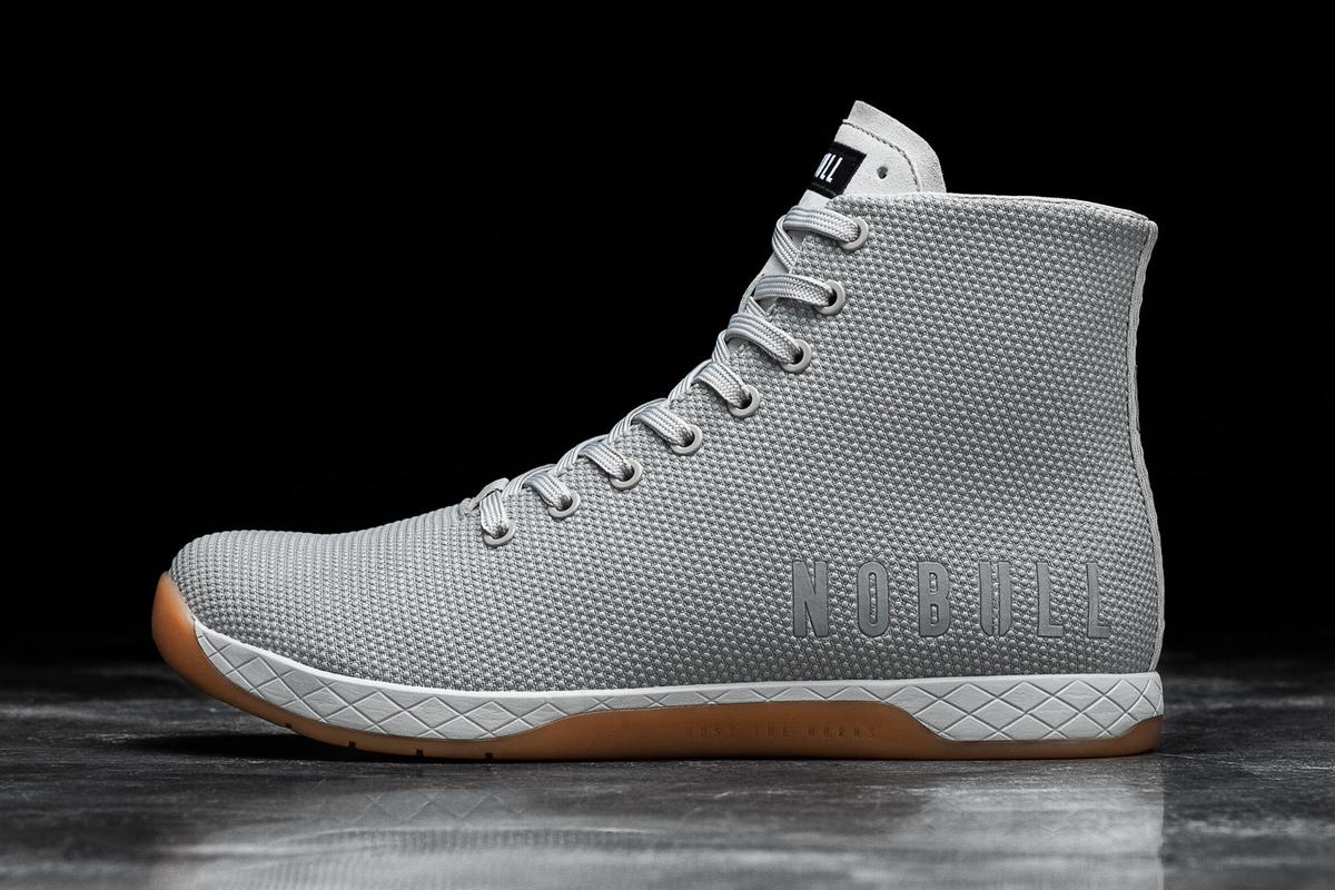 Basket Nobull Superfabric High-Top Arctic Trainer Homme Grise Marron | XM3280941