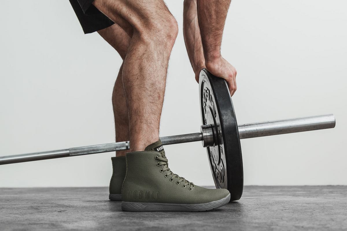 Basket Nobull Superfabric High-Top Army Trainer Homme Grise | IU5203749