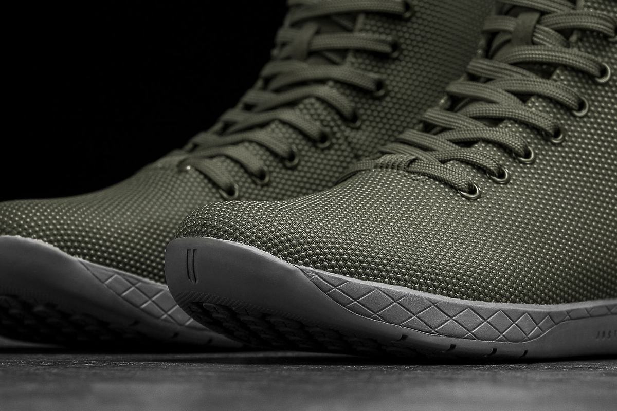 Basket Nobull Superfabric High-Top Army Trainer Homme Grise | IU5203749