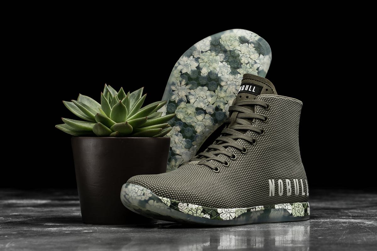 Basket Nobull Superfabric High-Top Army Trainer Homme Vert Olive | VA6597438