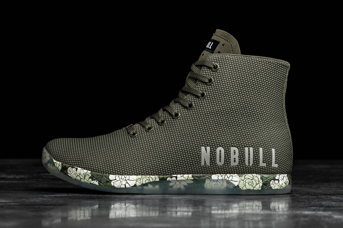 Basket Nobull Superfabric High-Top Army Trainer Homme Vert Olive | VA6597438
