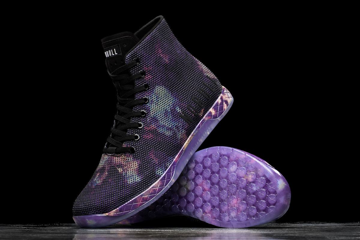 Basket Nobull Superfabric High-Top Tie-Dye Trainer Homme Violette Noir | LV1853492