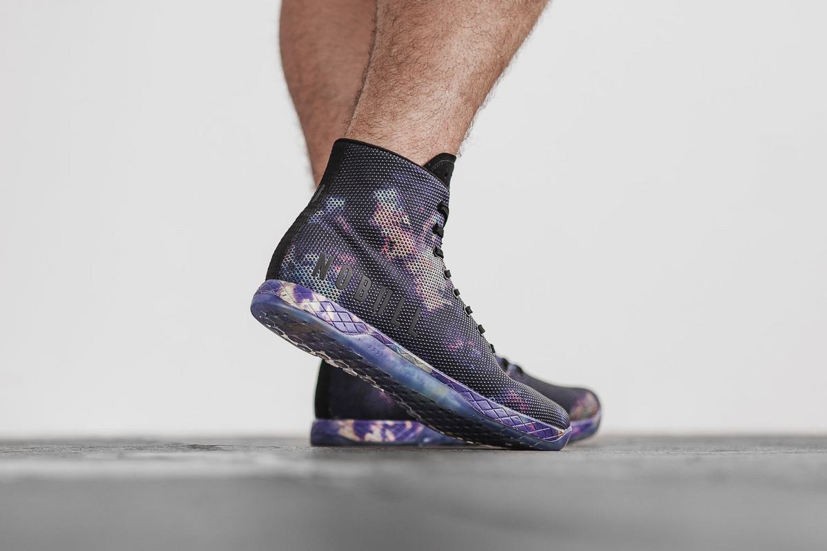 Basket Nobull Superfabric High-Top Tie-Dye Trainer Homme Violette Noir | LV1853492