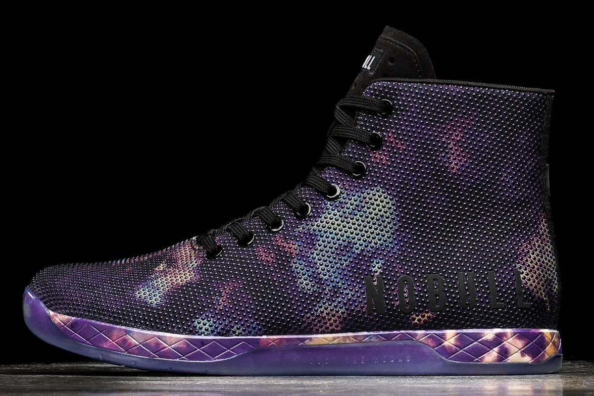 Basket Nobull Superfabric High-Top Tie-Dye Trainer Homme Violette Noir | LV1853492