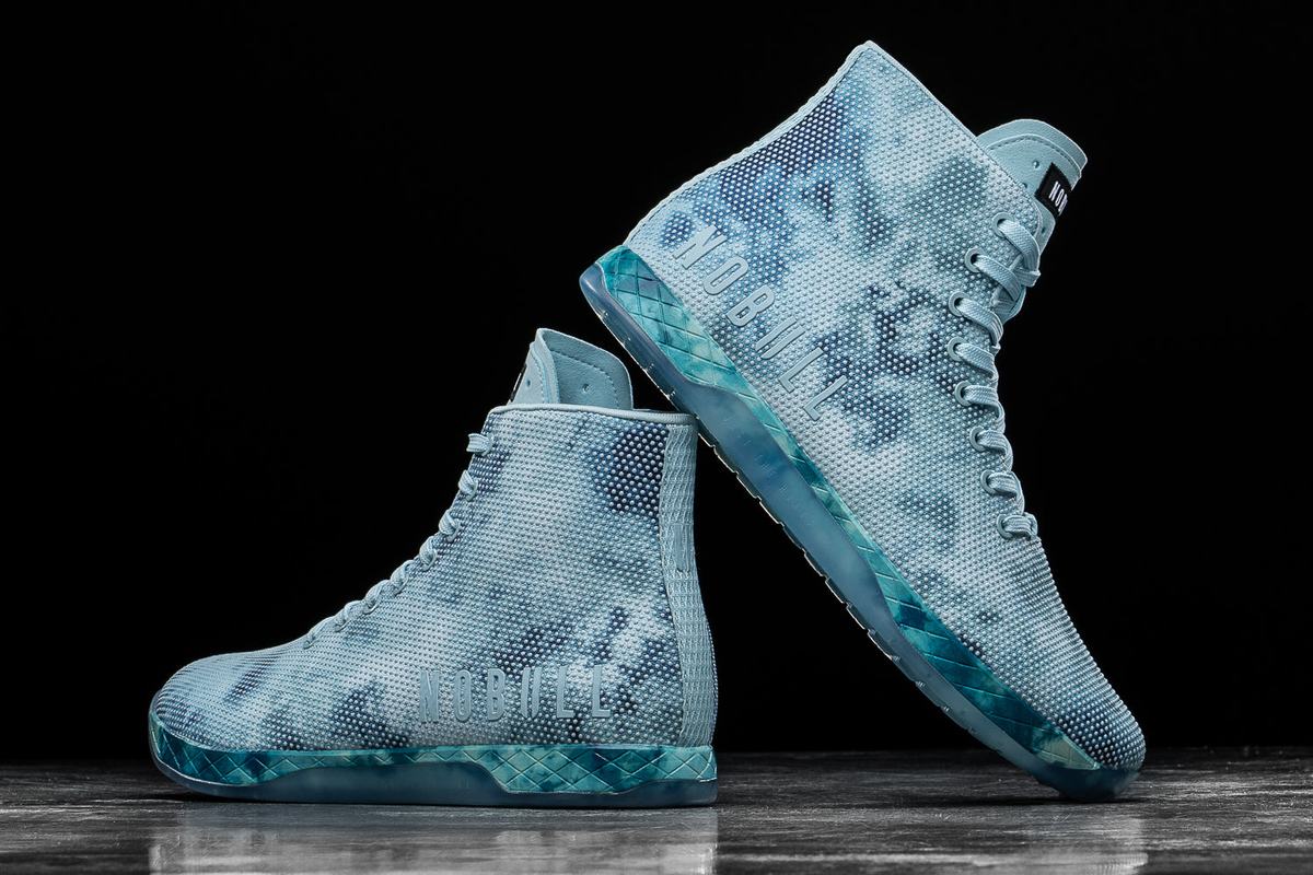 Basket Nobull Superfabric High-Top Tie-Dye Trainer Femme Menthe | QV4916038