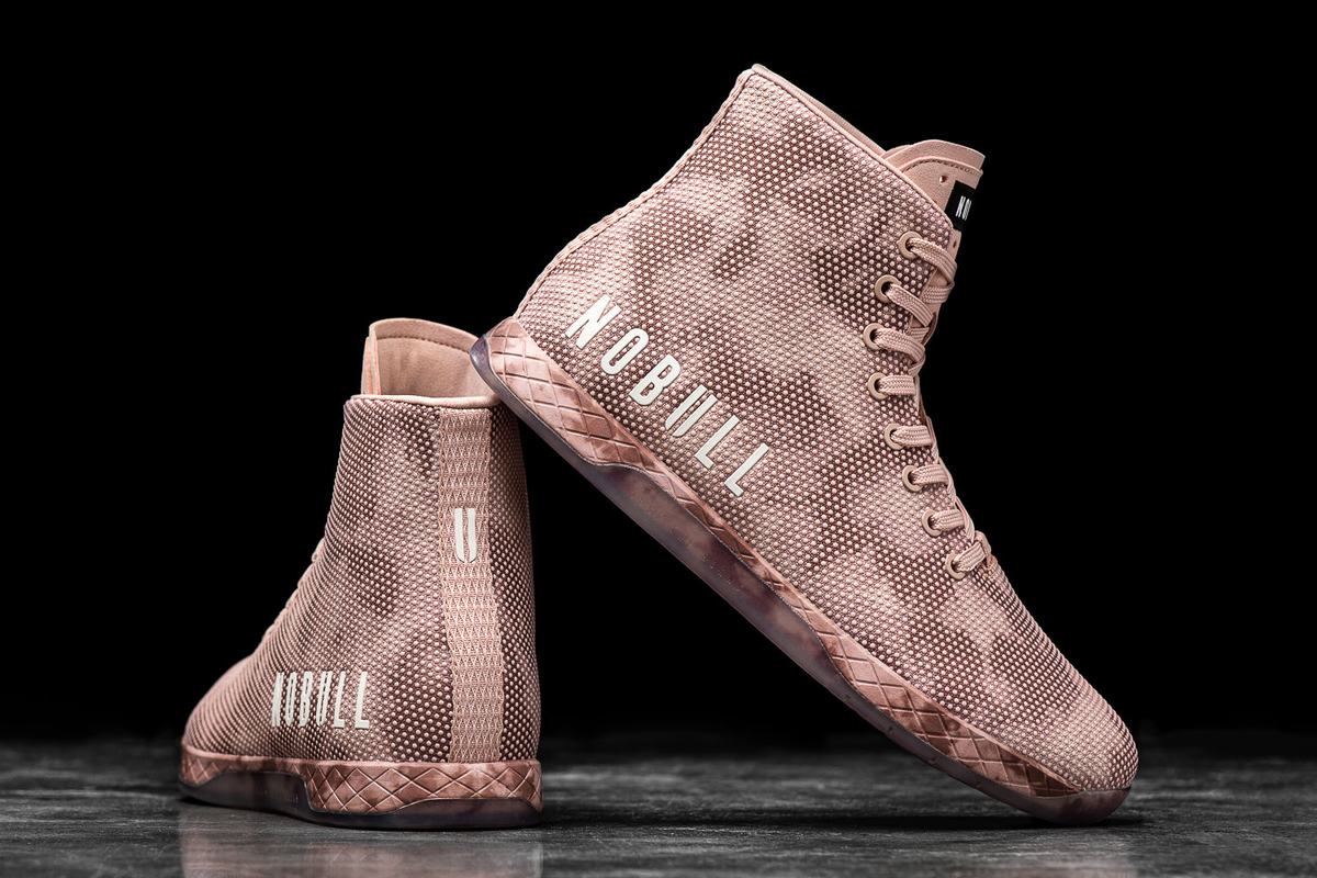 Basket Nobull Superfabric High-Top Tie-Dye Trainer Femme Rose | SG5284713